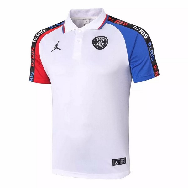 Polo Paris Saint Germain 2020-21 Weiß Rote Blau